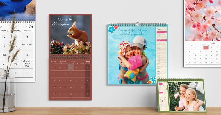 Fotokalender gestalten