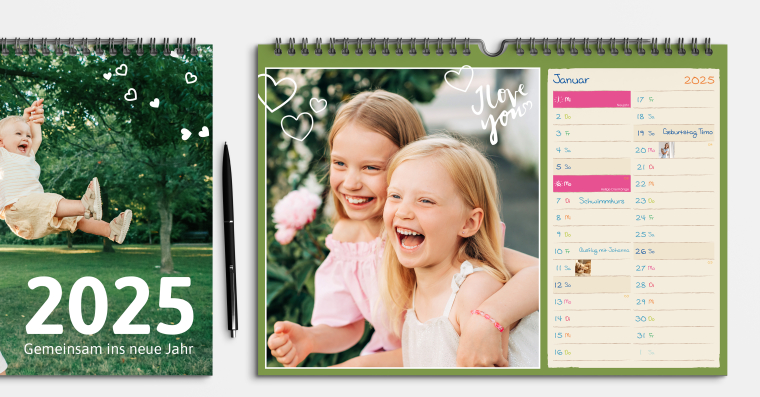 Fotokalender gestalten DIN A4 quer