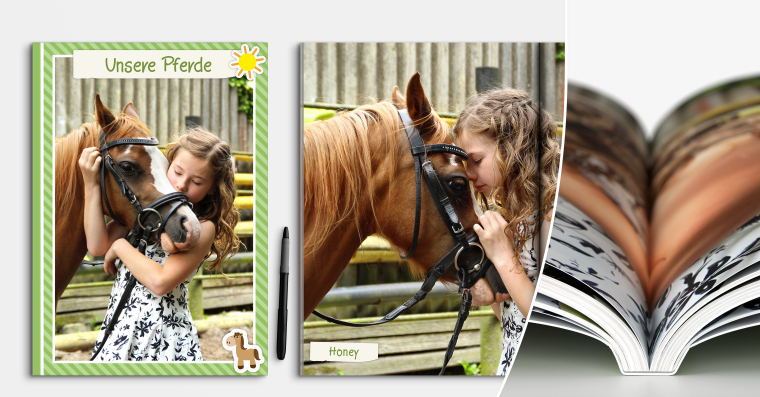 Fotobuch erstellen mit Softcover DIN A4 hoch