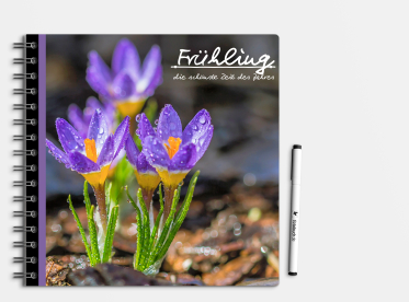 Fotobuch erstellen mit Ringbindung 21x21 cm