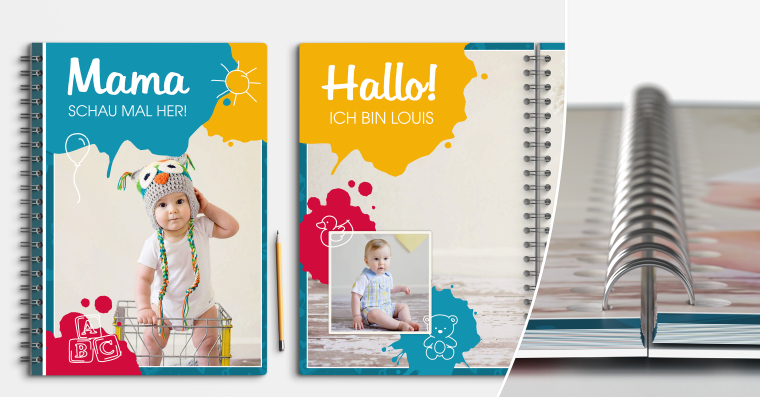 Fotobuch erstellen mit Ringbindung DIN A4 hoch