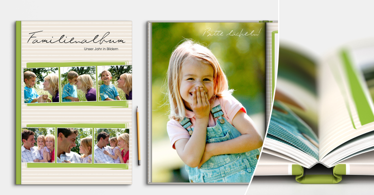 Fotobuch erstellen DIN A4 hoch mit ULTRA HD Druck