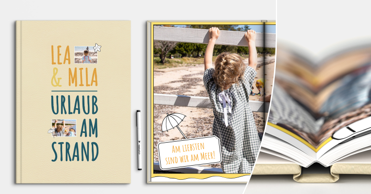 Fotobuch erstellen mit UV-Druck DIN A4 hoch