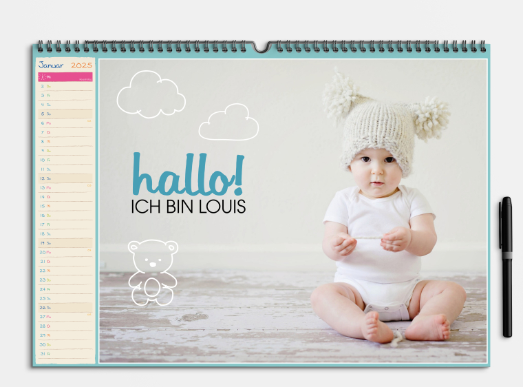 Kostenlose Kalender Vorlage Kids