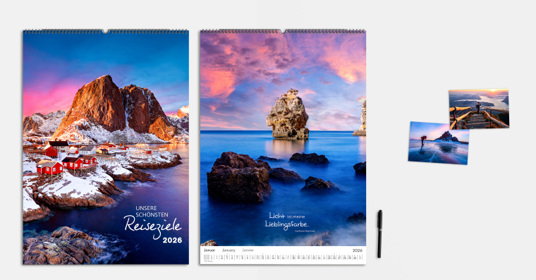 Fotokalender gestalten DIN A2 hoch