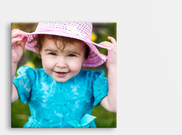 Foto auf Leinwand im quadratischen Format 40x40 cm selbst gestalten.