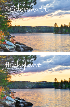 Ihr Foto auf Alu Dibond™ selbst gestalten. Echter, belichteter Fotoabzug