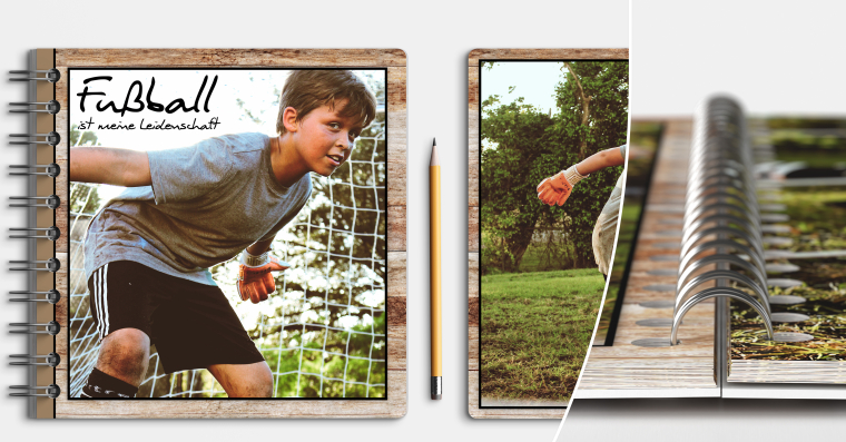 Fotobuch erstellen mit Ringbindung 15x15 cm