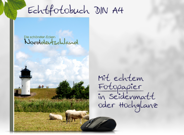 Echtfotobuch erstellen DIN A4 hoch