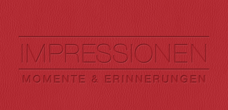 Echtfotobuch erstellen mit Prägemotiv Impressionen