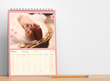 Tischkalender DIN A5 hoch oder quer gestalten