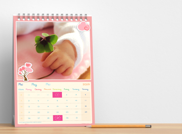 Tischkalender gestalten DIN A5 hoch