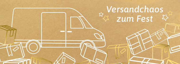 Paketflut vor dem Fest erwartet. Bitte frühzeitig bestellen!