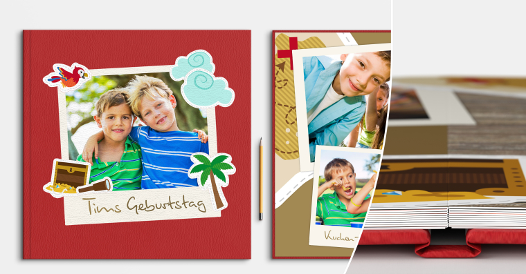LayFlat Fotobuch erstellen mit Hardcover UV-Druck
