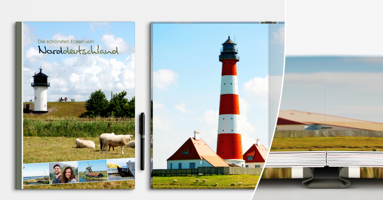 LayFlat Fotobuch erstellen DIN A4 hoch