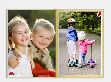 LayFlat Fotobuch erstellen mit Prägung DIN A4 hoch