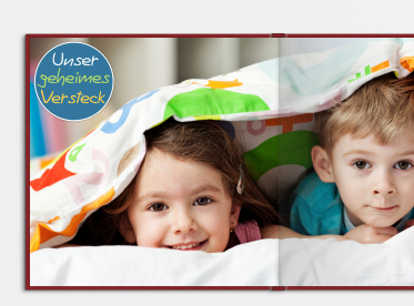 LayFlat Fotobuch erstellen 21x21 mit Hardcover und Prägung