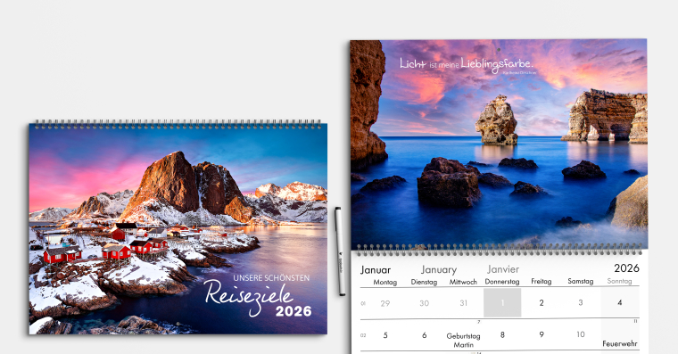 Fotokalender DIN A3 quer Duplex selbst gestalten