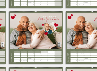 Fotokalender 42x42 cm quadratisch Staffelpreise