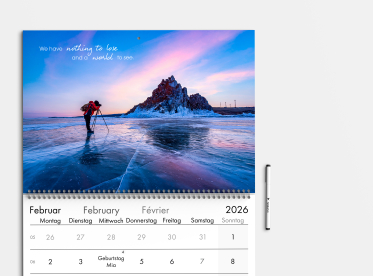 Duplex Fotokalender DIN A3 quer