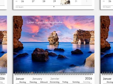 Duplex Fotokalender DIN A3 quer Staffelpreise