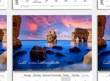 Duplex Fotokalender DIN A3 quer Staffelpreise