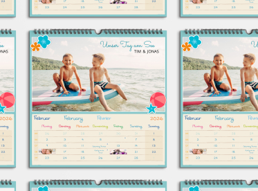 Fotokalender 30x30 cm quadratisch Staffelpreise