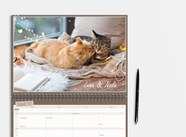 Duplex Fotokalender DIN A4 quer