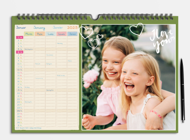Fotokalender DIN A4 quer gestalten