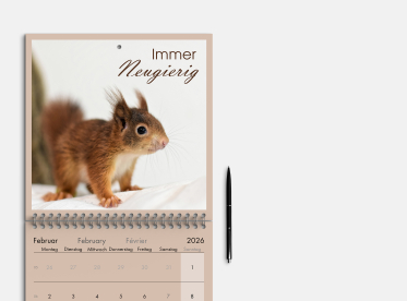 Duplex Fotokalender 21x21 cm quadratisch