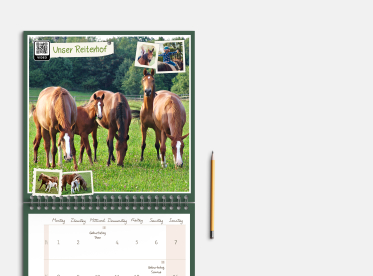 Duplex Fotokalender 21x21 cm quadratisch