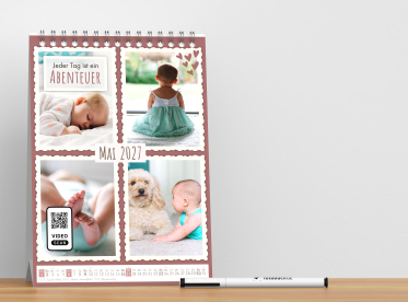 Tischkalender mit Aufsteller 