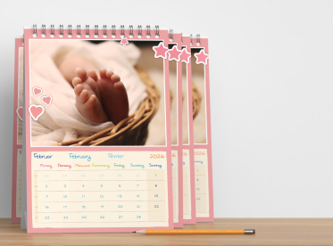 Tischkalender mit Aufsteller Staffelpreise