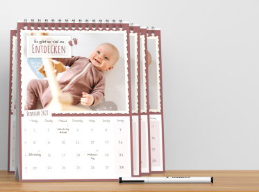 Tischkalender mit Aufsteller Staffelpreise