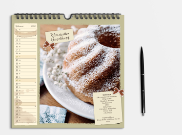 Fotokalender 21x21 cm quadratisch