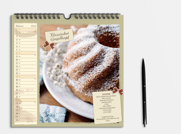 Fotokalender 21x21 cm quadratisch