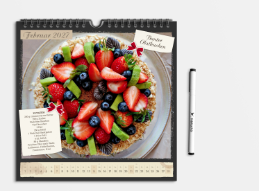 Fotokalender 21x21 cm quadratisch