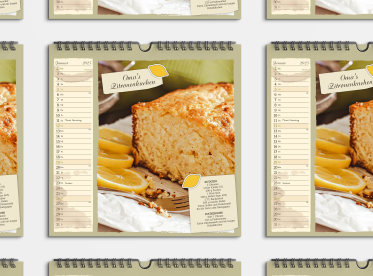 Fotokalender 21x21 cm quadratisch Staffelpreise