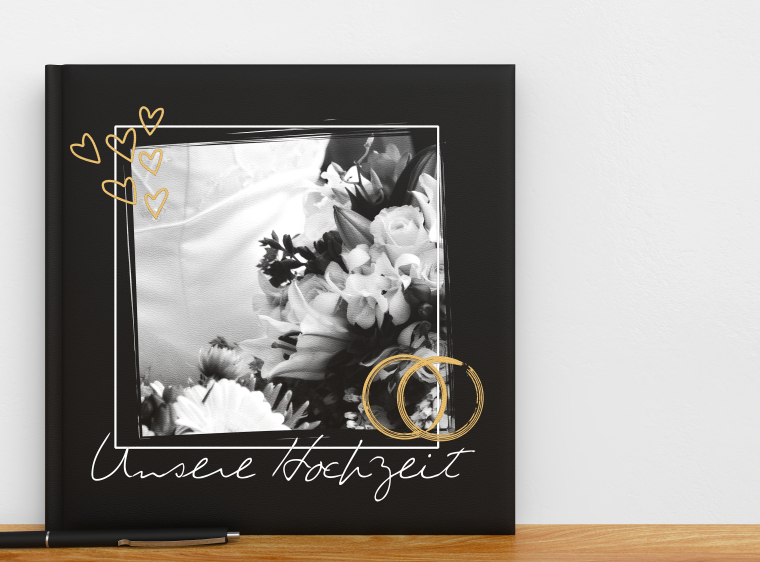 Fotobuch zur Hochzeit mit eigenen Fotos erstellen