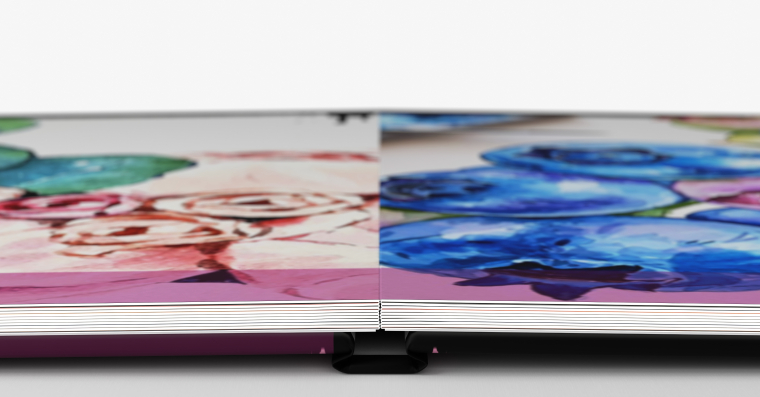 LayFlat Fotobuch DIN A4 quer mit eigenen Fotos erstellen