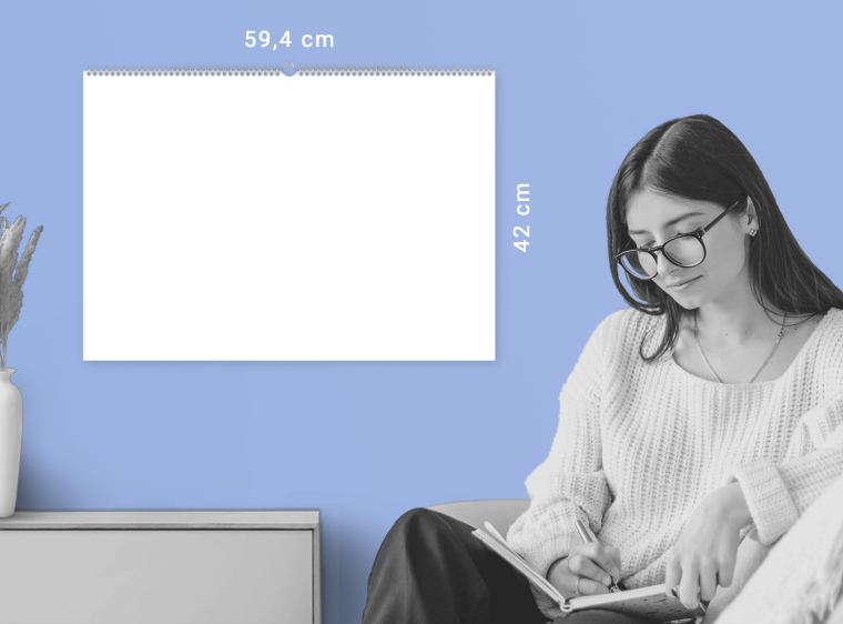 Kalender DIN A2 quer gestalten