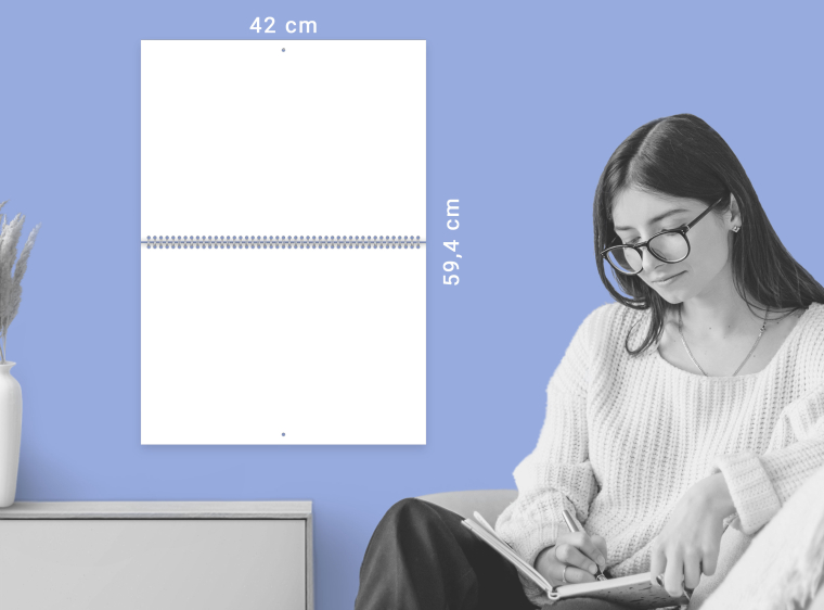 Duplex Kalender DIN A3 gestalten