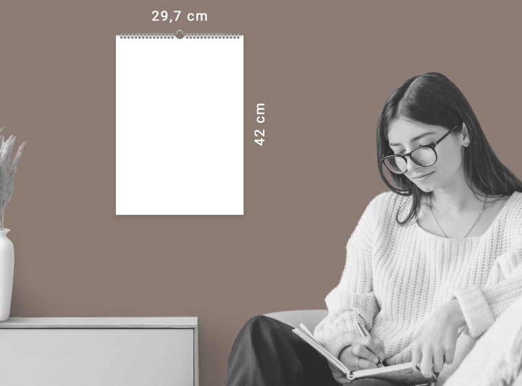 Kalender DIN A3 hoch gestalten