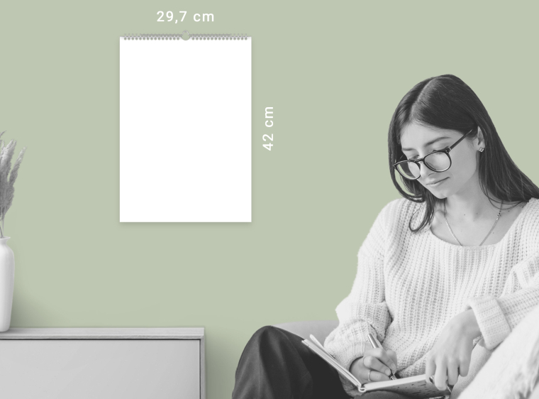 Kalender DIN A3 hoch gestalten