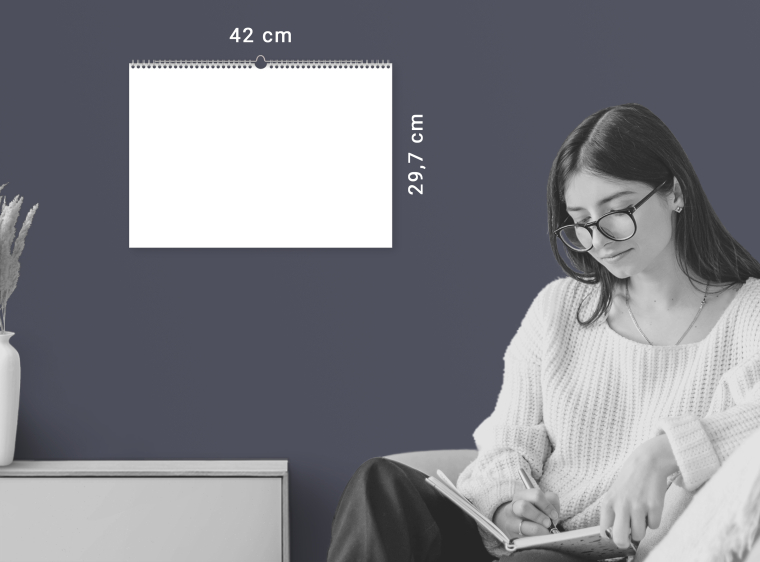 Kalender DIN A3 quer gestalten