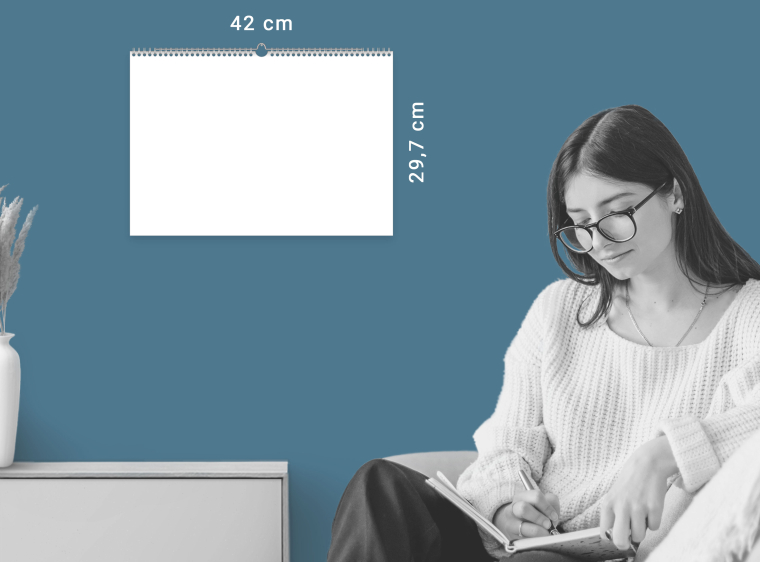 Kalender DIN A3 quer gestalten
