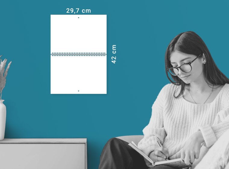Duplex Kalender DIN A4 quer gestalten