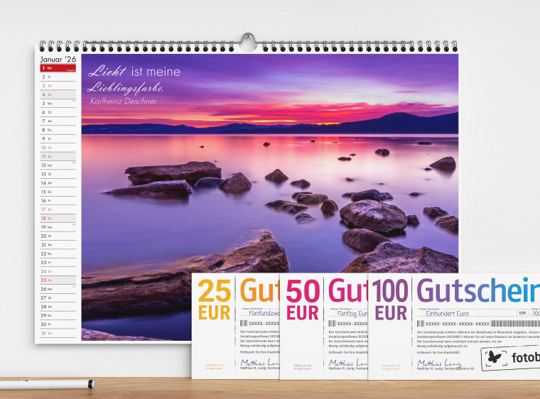 Geschenkgutscheine bestellen