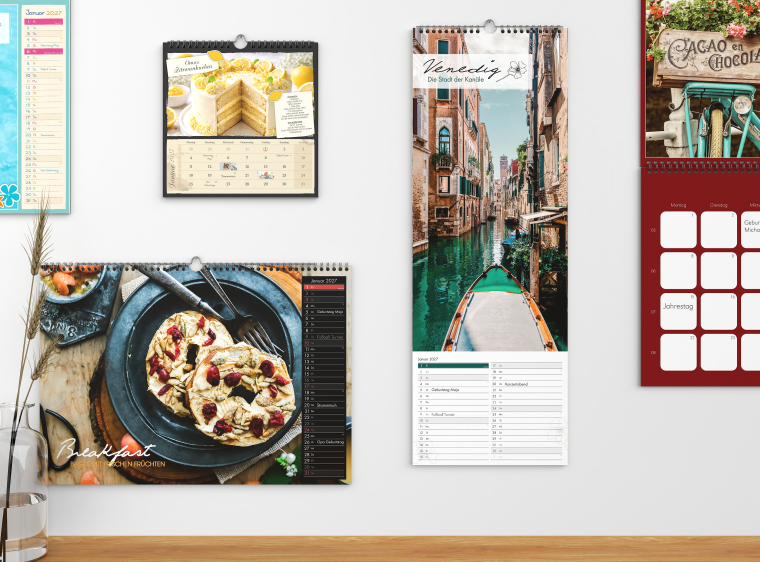 Fotokalender gestalten mit Vorlagen