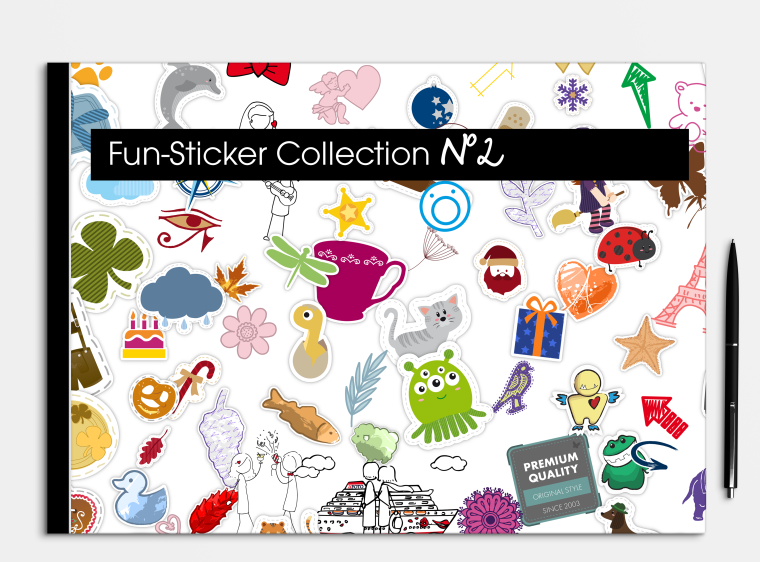 Sticker für Ihr Fotobuch Projekt